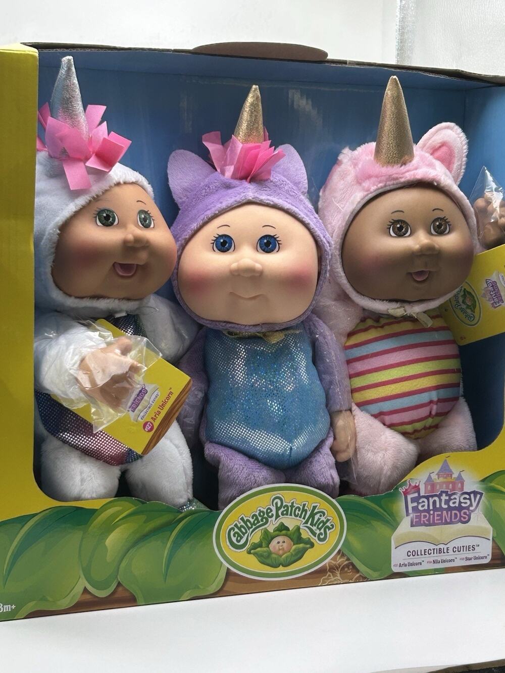 Cabbage Patch Kids 9 inch Cuties Fantasy Friends Plush - 3 Pack